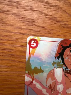 Portgas.D.Ace Gift Collection P-028 Alt Art Holo Foil Rare One Piece Card - Image 2