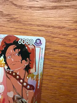 Portgas.D.Ace Gift Collection P-028 Alt Art Holo Foil Rare One Piece Card - Image 3