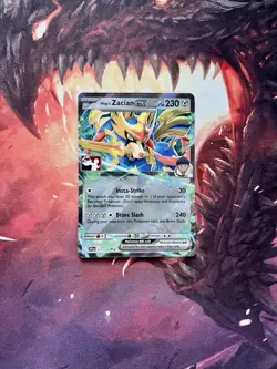 Hop's Zacian ex #111 Pokemon Prize Pack Series Play! Stamped Promo Card 🗡 - Image 2