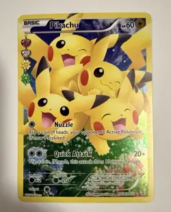2016 Pikachu EX RC29/RC32 Ultra Rare Holo Pokemon Card Adult Owned - Image 1