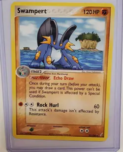 Pokemon Swampert 27/100 Crystal Guardians Regular Card English 2006 - Image 1