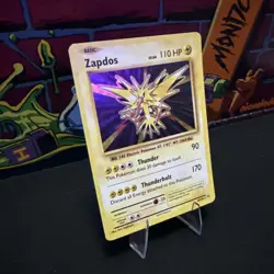 POKEMON ZAPDOS #42/108 RARE HOLOFOIL NM EVOLUTIONS CARD - Image 2