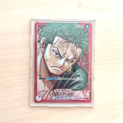 Roronoa Zoro [PAR] Parallel OP01-001 L ONE PIECE Card ROMANCE DAWN Japan - Image 1