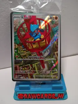 SEALED Pokemon TCG Riolu Black Star Promo #010 Full Art Holo Illustration Card - Image 1