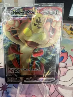 Meowth VMAX SWSH005 SWSH: Sword & Shield Promo Cards Holo - Image 1