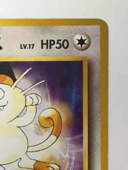 Giovanni's Meowth No.052 Gym Challenge vintage Old back Japanese Pokemon Card - Image 3