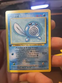 Titard Poliwag 1st Edition French Base Set 59/102 NM Pokemon Card 1999 Vintage - Image 1
