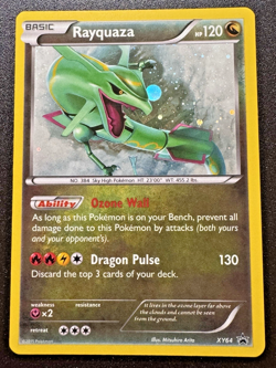Rayquaza XY64 XY Promos Pokemon Card Cosmos Holo Foil Rare LP - Image 1