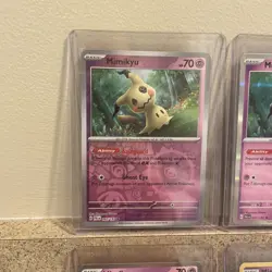Mimikyu Trick or Trade Halloween Promo Pumpkin Stamped Promo & Holo 4 Card LOT - Image 2