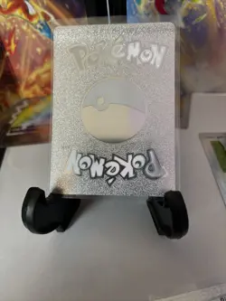 Pikachu Silver Foil Pokemon Fan Art Card - Image 4