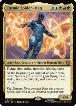 MTG Cosmic Spider-Man [Marvel's Spider-Man] Near Mint Magic - Image 1