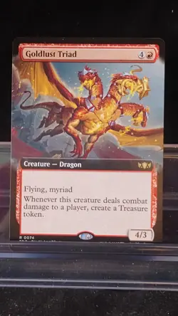Goldlust Triad (Extended Art) Commander: Tarkir: Dragonstorm Regular - Image 1