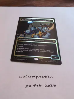 Rocksteady, Mutant Marauder (Borderless) (Surge Foil) Commander: Teenage Mutant - Image 1