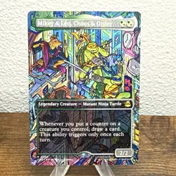 Mikey & Leo, Chaos & Order (Borderless) Teenage Mutant Ninja Turtles Regular - Image 1