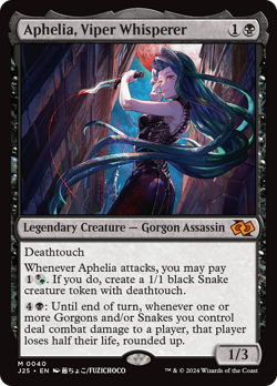 Aphelia, Viper Whisperer (Anime) [Foundations Jumpstart] Near Mint - Image 1