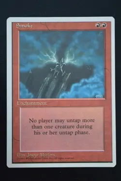 Magic The Gathering MTG SMOKE Fourth Edition MP Moderately Played - Image 1