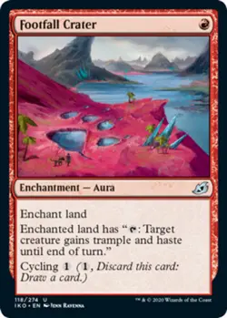 Footfall Crater - Foil x1 - Ikoria: Lair of Behemoths - NM-Mint, English - Ikori - Image 1