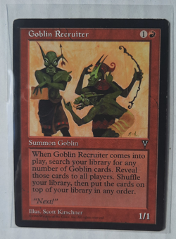 MTG Visions | Goblin Recruiter | MP | Magic The Gathering - Image 1