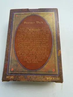 1994 magic the gathering revised DECKMASTER Starter Deck in Mint Condition - Image 2