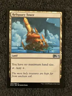 Magic the Gathering MTG - Reliquary Tower - Core Set 2019 - Image 1