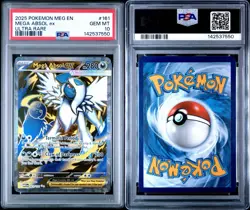 2025 POKEMON MEG EN-MEGA EVOLUTION ULTRA RARE #161 MEGA ABSOL EX PSA 10 - Image 3