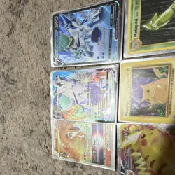 Pokemon TCG 10 Card Lot Calyrex V, Pikachu, Charizard VSTAR, Metapod, Nidorino - Image 1