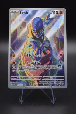 Pokemon TCG Sawk 130/086 Sv: White Flare Holo NM Ungraded - Image 1