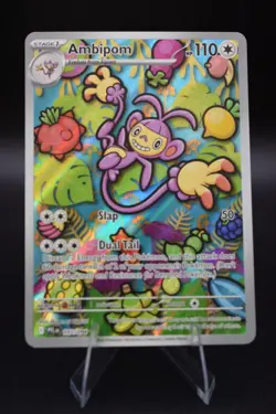 Pokemon TCG Ambipom 107/094 Me02: Phantasmal Flames Holo NM Ungraded - Image 1