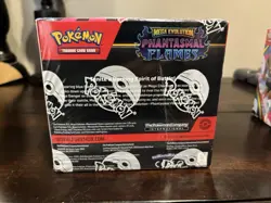 POKEMON TCG MEGA EVOLUTION PHANTASMAL FLAMES BOOSTER BOX FACTORY SEALED Tear - Image 3