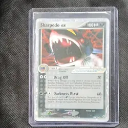 Pokemon TCG EX Deoxys Sharpedo ex 104/107 Ultra Rare Holo - Image 1