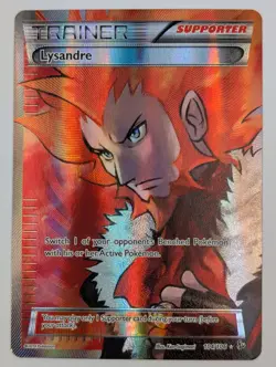 Pokemon Lysandre Flashfire 104/106 Full Art Holo EN Supporter Trainer - Image 1
