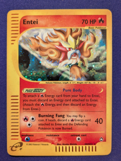 Entei H8/H32 Holo - LP clean - Pokemon Aquapolis (2003) - Vintage Pokemon - Image 1