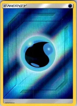 Pokemon | SM Base Set | Water Energy (2017 Unnumbered) | | Reverse Holo | NM - Image 1