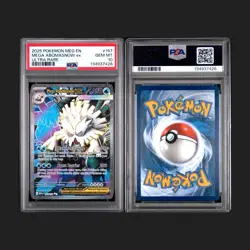 2025 Mega Abomasnow ex 157/132 Ultra Rare Pokemon Mega Evolution PSA 10 - Image 1