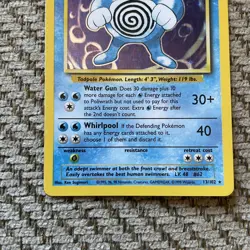 POKEMON 1999 POLIWRATH BASE SET UNLIMITED 13/102 NM HOLO / FOIL - Image 3