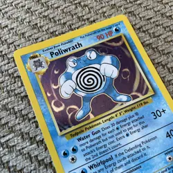 POKEMON 1999 POLIWRATH BASE SET UNLIMITED 13/102 NM HOLO / FOIL - Image 4