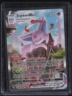 2021 Pokemon SWSH Fusion Strike Secret #270 Espeon Vmax - Image 1