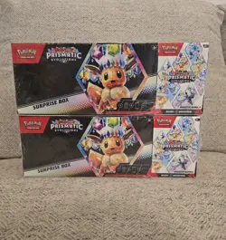 Lot of TWO (2) - Pokemon TCG Prismatic Evolutions Sams Club Bundles - SEALED - Image 1