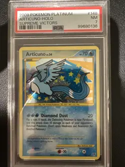Articuno (Secret) Pokemon Platinum Supreme Victors PSA 7 2009 - Image 1