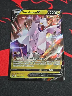 Pokemon Duraludon V # 103/159 Crown Zenith Holo - Image 1