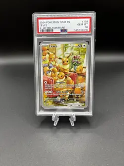 Pokemon Eevee 188/167 Sv06: Twilight Masquerade Holo PSA 10 - Image 1