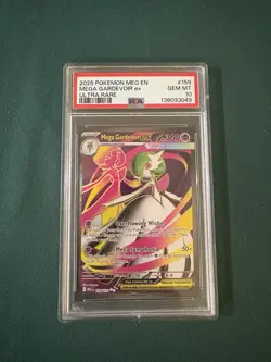 Pokemon 2025 MEG EN Mega Gardevoir Ex Ultra Rare 159/132 PSA GEM MT 10 - Image 1
