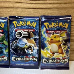 4x Art Set Pokemon Evolutions Booster Packs 2016 XY Factory Sealed (e) 820650801556 - Image 2