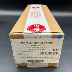 Pokemon TCG Scarlet & Violet Destined Rivals Booster 6 Box Case SEALED - Image 1