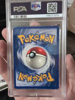 1999 Pokemon Fossil #5 Gengar Holo PSA 1 - Image 2