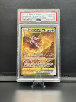 Pokemon Crown Zenith Secret Origin Forme Palkia VSTAR GG67 PSA 10 - Image 1
