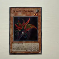 YUGIOH Super Rare Parasite Paracide PSV-E003 - NEAR MINT - Image 1
