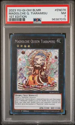 Madolche Queen Tiaramisu - BLMR-EN076 - 1st Edition - Yu-Gi-Oh! - PSA 7 - Image 2