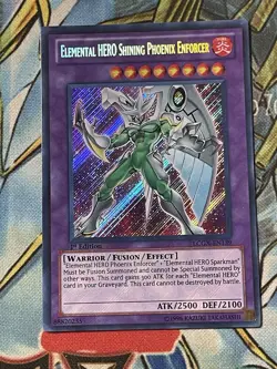 Elemental Hero Shining Phoenix Enforcer LCGX-EN139 1st Ed Secret Rare VLP - Image 1