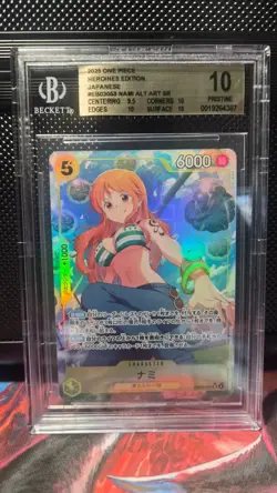 Nami (Alt Art) EB03-053 SR ONE PIECE Heroines Edition - Japanese BGS 10 - Image 1
